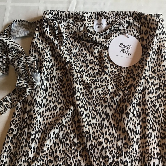 Princess Polly NWT Leopard Print Wrap Skirt - Picture 4 of 4